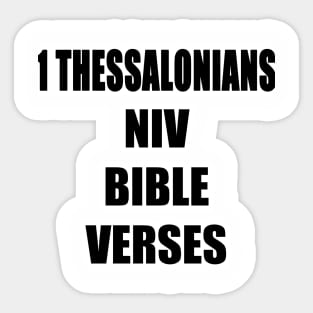 1 THESSALONIANS NIV BIBLE VERSES Sticker